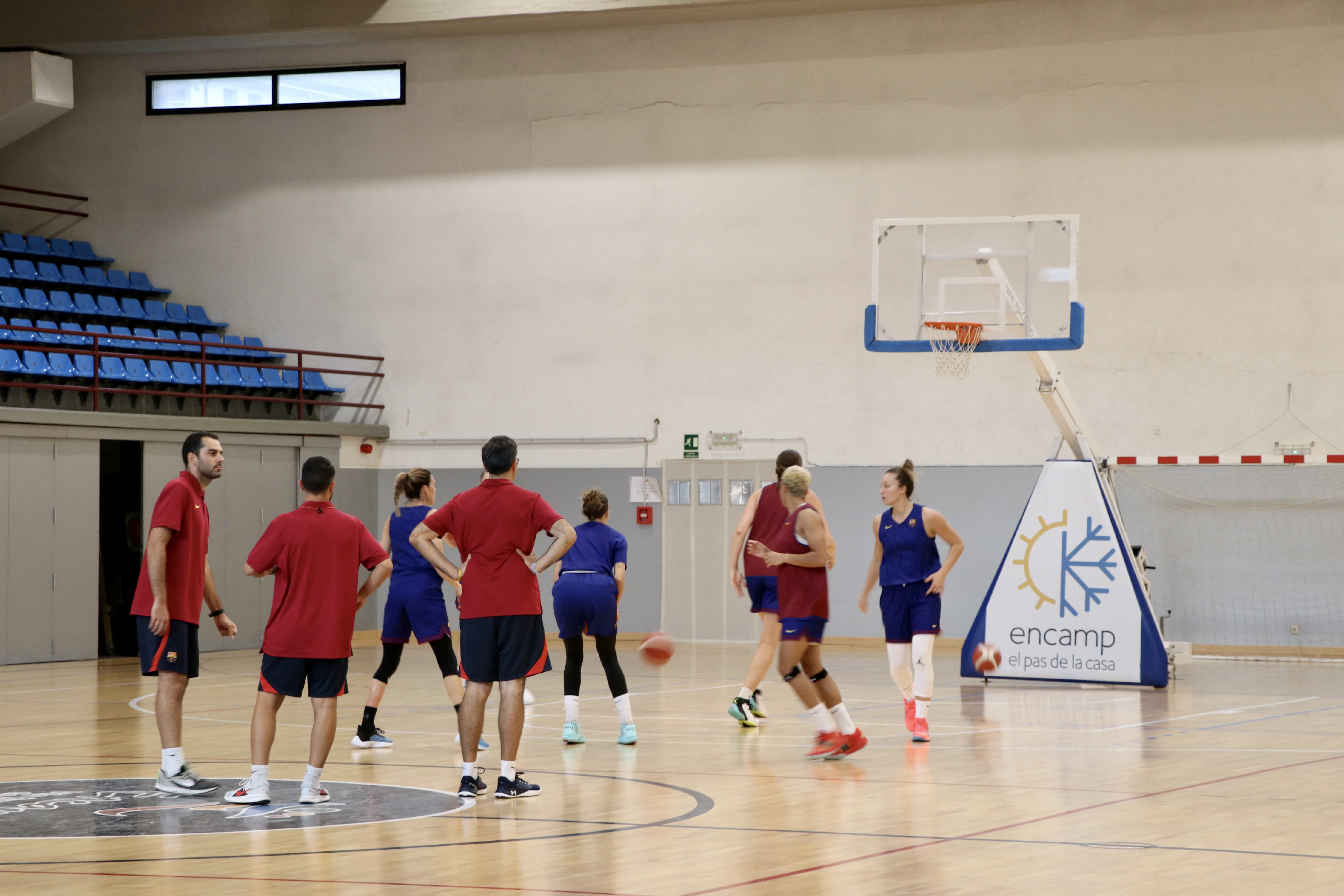 Recepció Barça CBS de bàsquet femení a Encamp