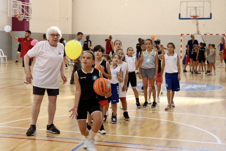 Recepció Barça CBS de bàsquet femení a Encamp
