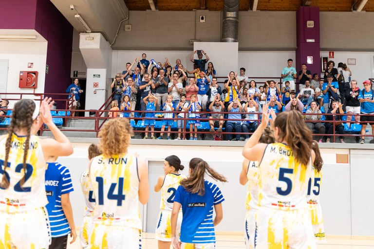 Partit femení V Trofeu Encamp de bàsquet entre el Barça CBS i el Cadí La Seu