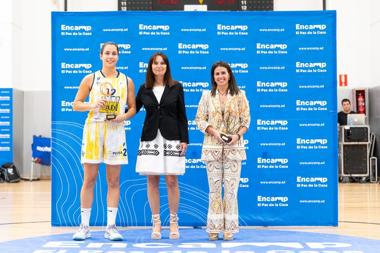 Partit femení V Trofeu Encamp de bàsquet entre el Barça CBS i el Cadí La Seu