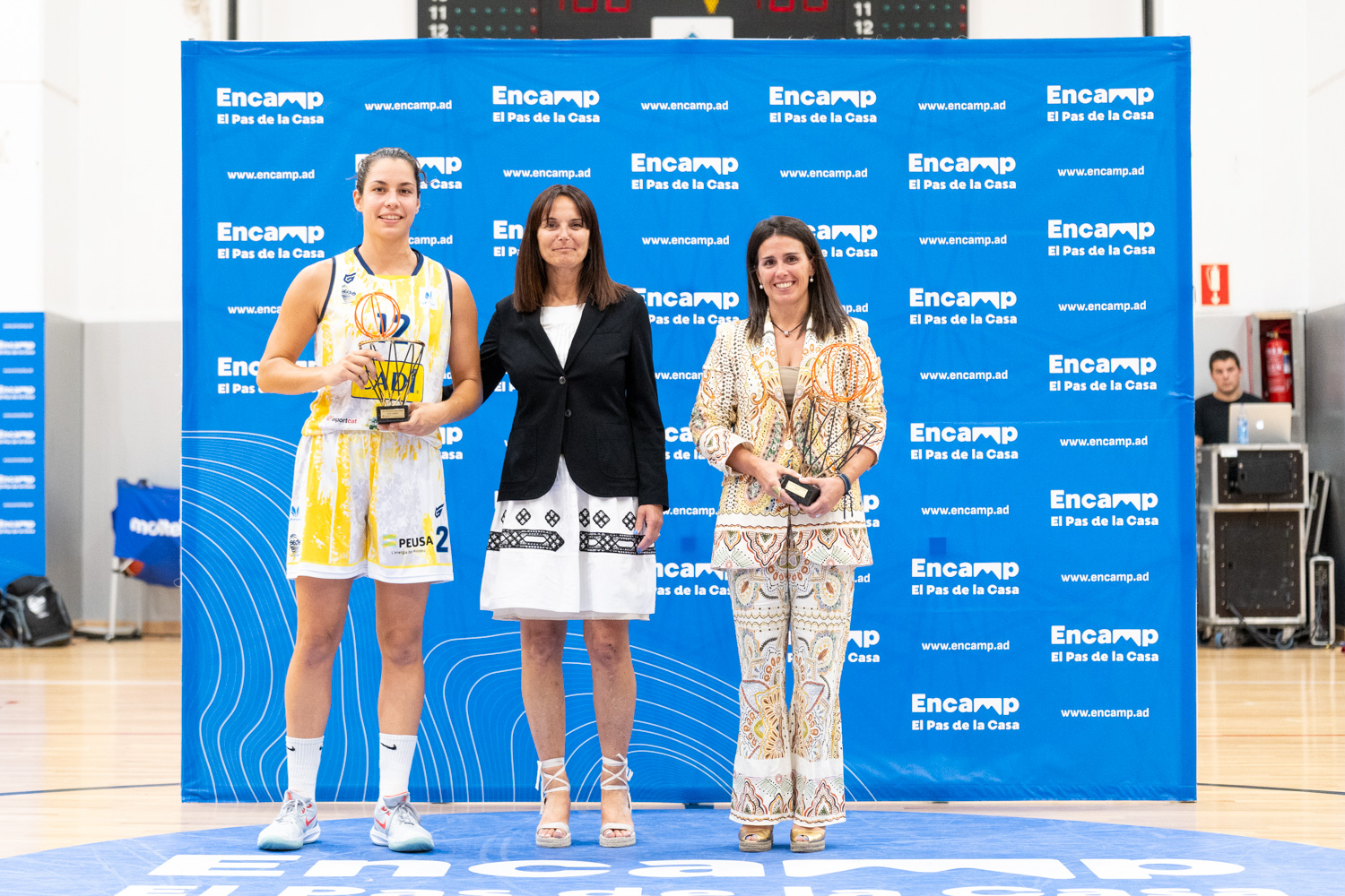 Partit femení V Trofeu Encamp de bàsquet entre el Barça CBS i el Cadí La Seu