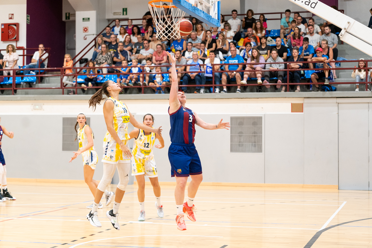 Partit femení V Trofeu Encamp de bàsquet entre el Barça CBS i el Cadí La Seu