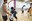 Activitat del Barça d'handbol amb els infants de l'Àrea de Jovent d'Encamp