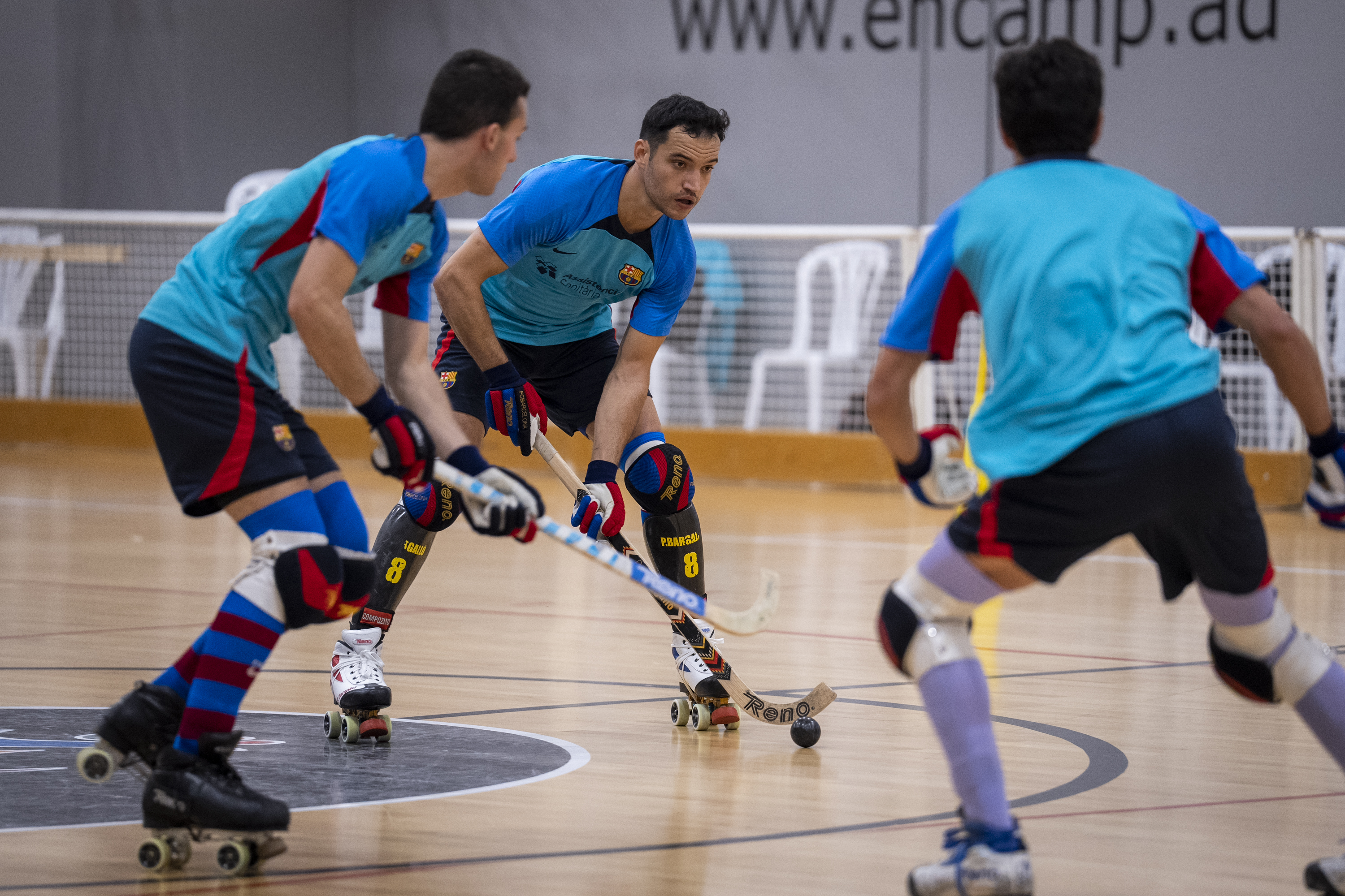 Estada del Barça d'hoquei a Encamp. Agost 2022.