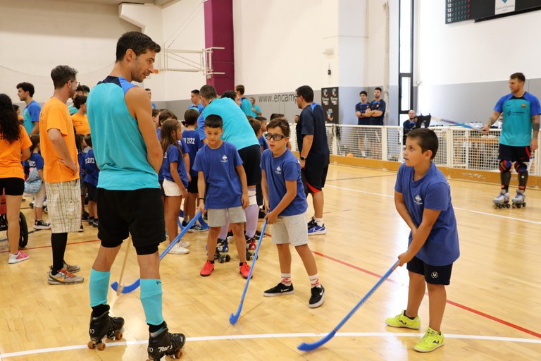 Estada del Barça d'hoquei a Encamp. Agost 2022.