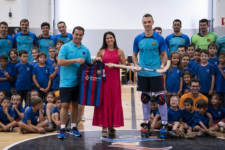 Estada del Barça d'hoquei a Encamp. Agost 2022.