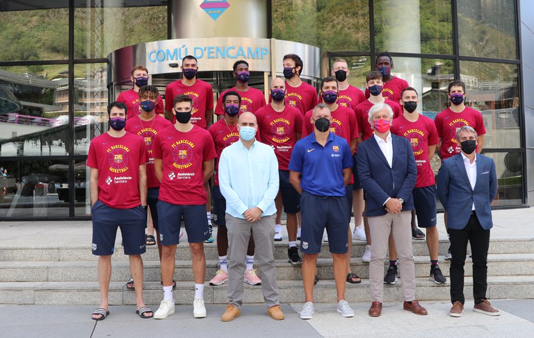 El Barça de bàsquet torna a fer pretemporada a Encamp