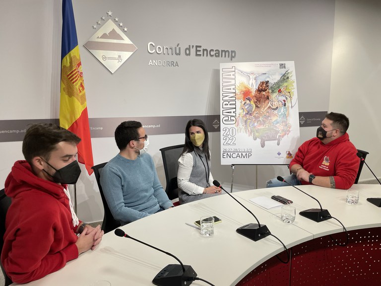 9 de febrer. Presentació programa i cartell del Carnaval d'Encamp 2022