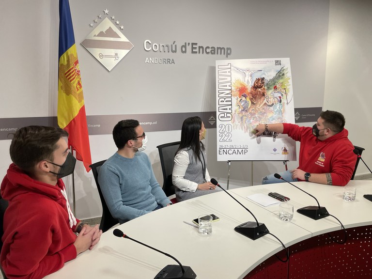 9 de febrer. Presentació programa i cartell del Carnaval d'Encamp 2022