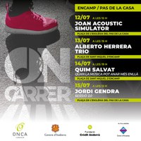 El cicle de música "ON-CARRER"  s'estrena avui i portarà 4 concerts a Encamp i al Pas de la Casa