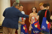 El Comú d'Encamp acull la recepció dels participants del XXI Campus Universitari de la llengua catalana a Encamp