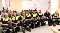 El Comú d'Encamp entrega les medalles a 4 agents de circulació d'Encamp amb 15 i 20 anys de servei