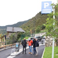 El Comú d'Encamp posa en servei 105 noves places d'aparcament a les Bons i al carrer de la Vena per millorar la mobilitat