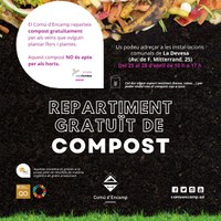 El Comú d'Encamp torna a repartir compost per a jardineria de forma gratuïta la setmana vinent