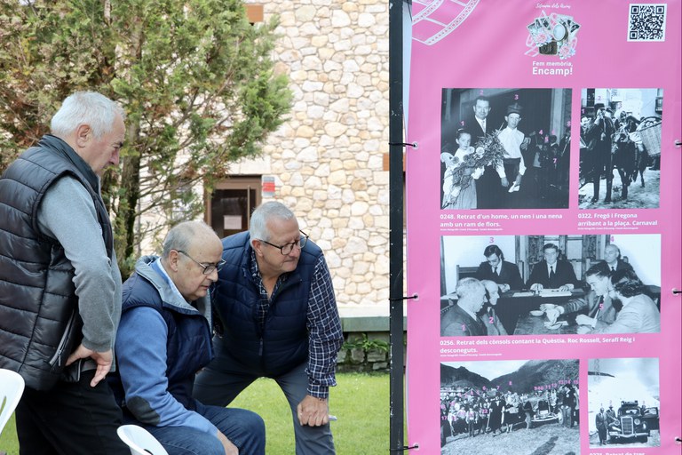 Fem memòria, Encamp! - Exposició a la plaça dels Arínsols.