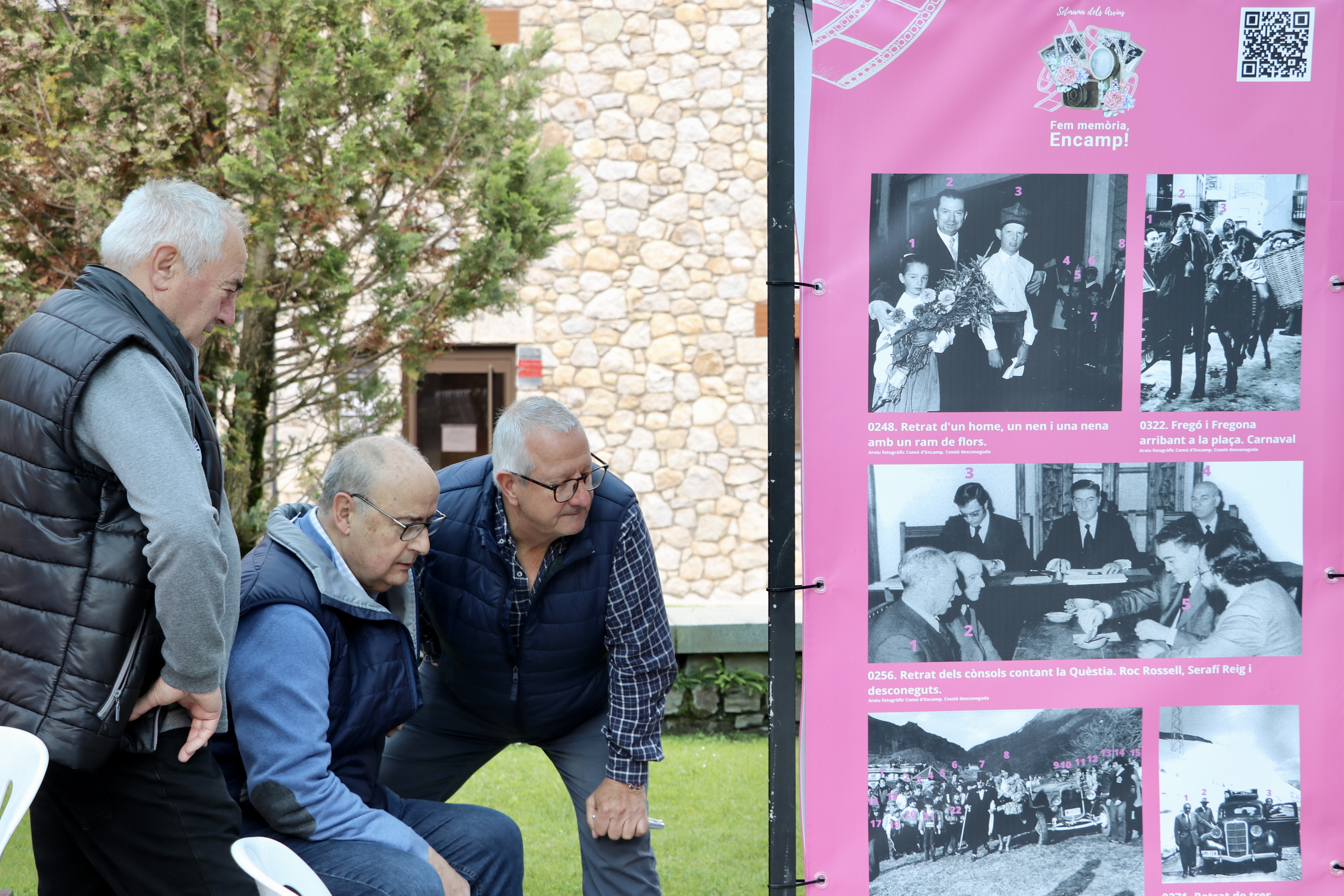 Fem memòria, Encamp! - Exposició a la plaça dels Arínsols.