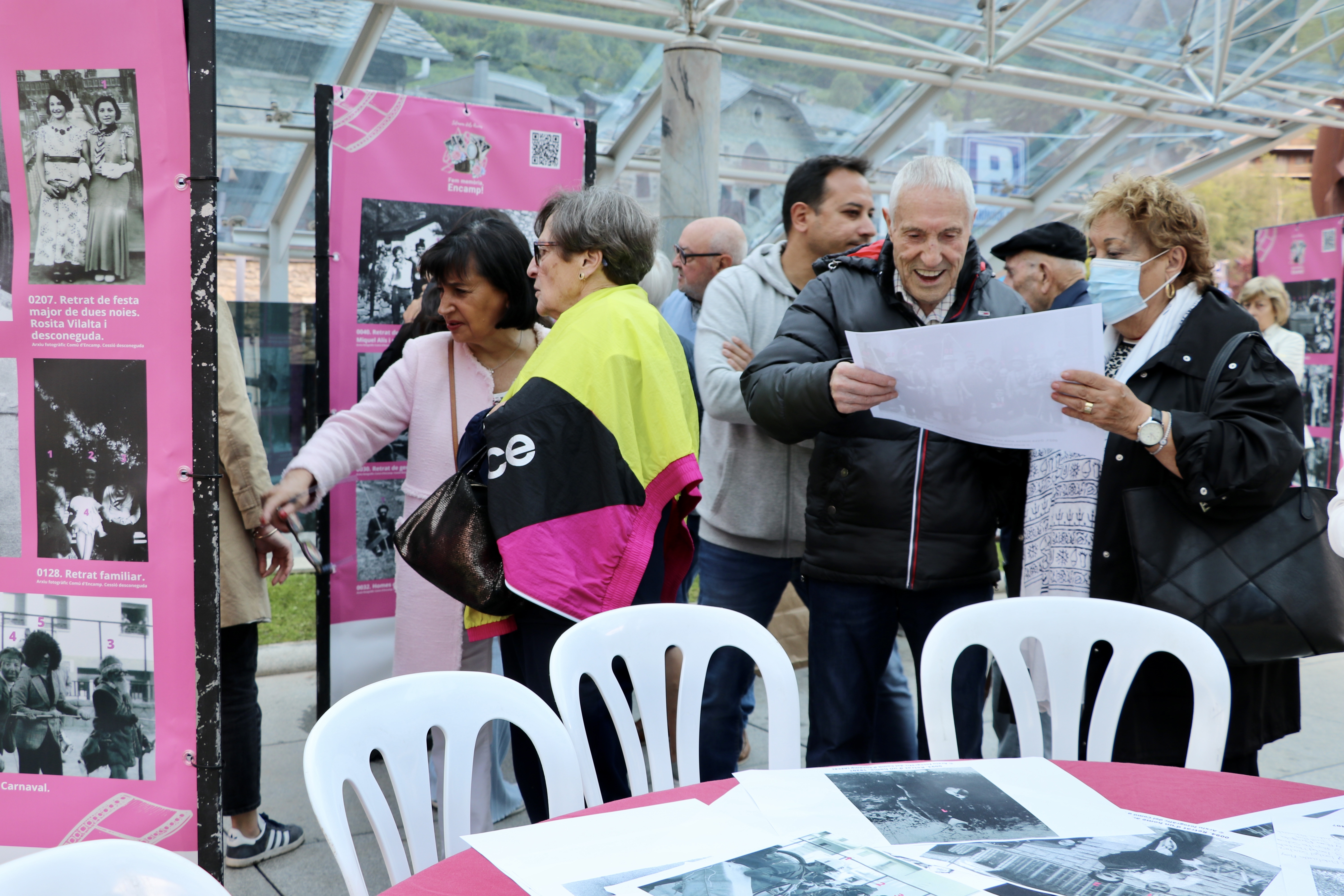 Fem memòria, Encamp! - Exposició a la plaça dels Arínsols.