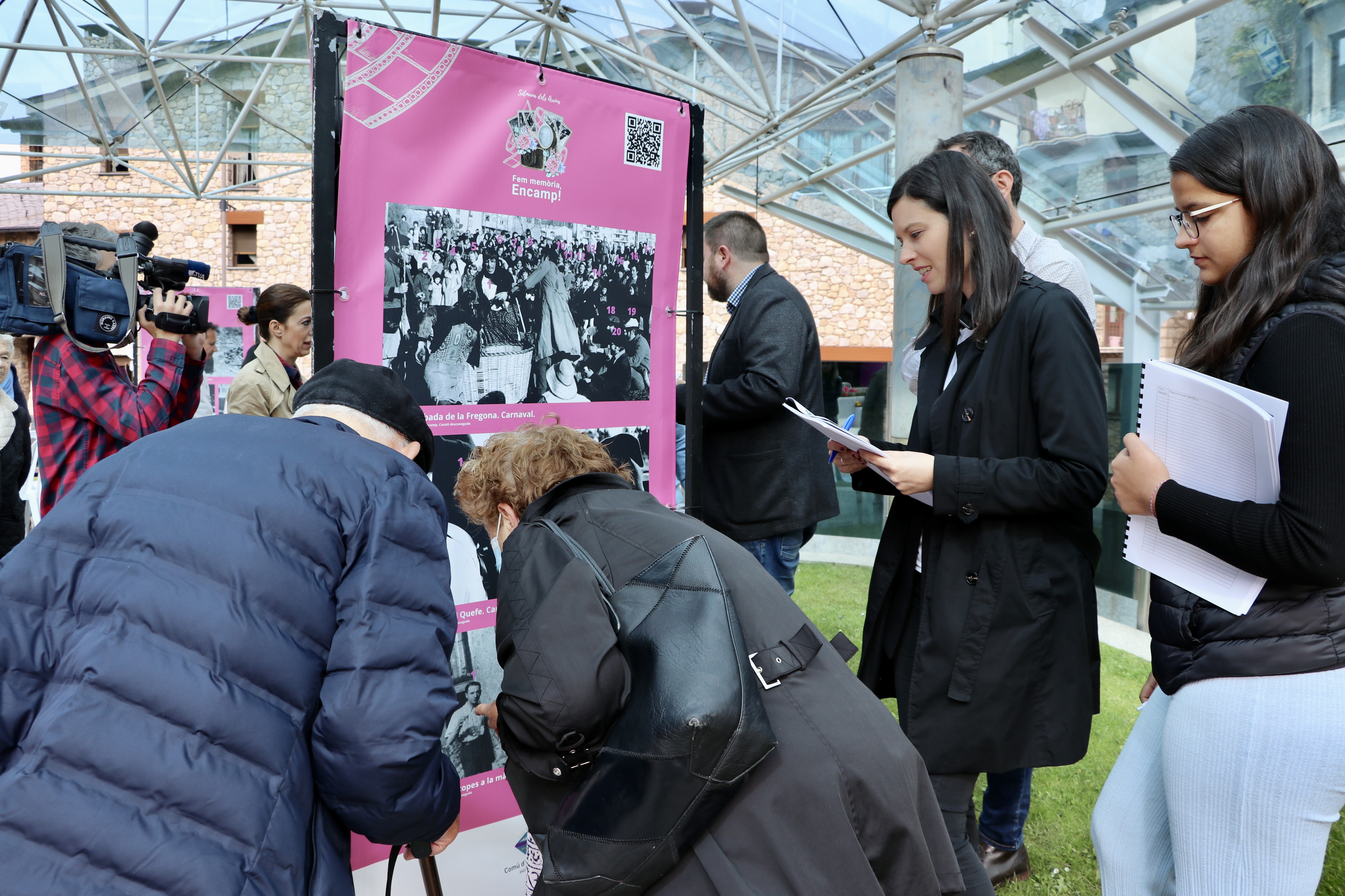 Fem memòria, Encamp! - Exposició a la plaça dels Arínsols.