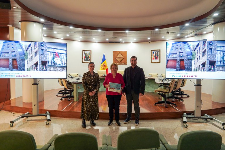 Entrega premis Concurs aparadors i decoració de Nadal @ComuEncamp