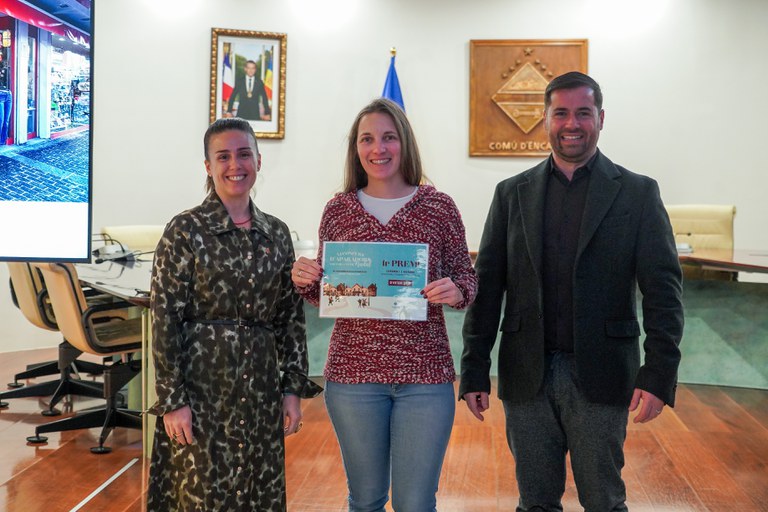 Entrega premis Concurs aparadors i decoració de Nadal @ComuEncamp