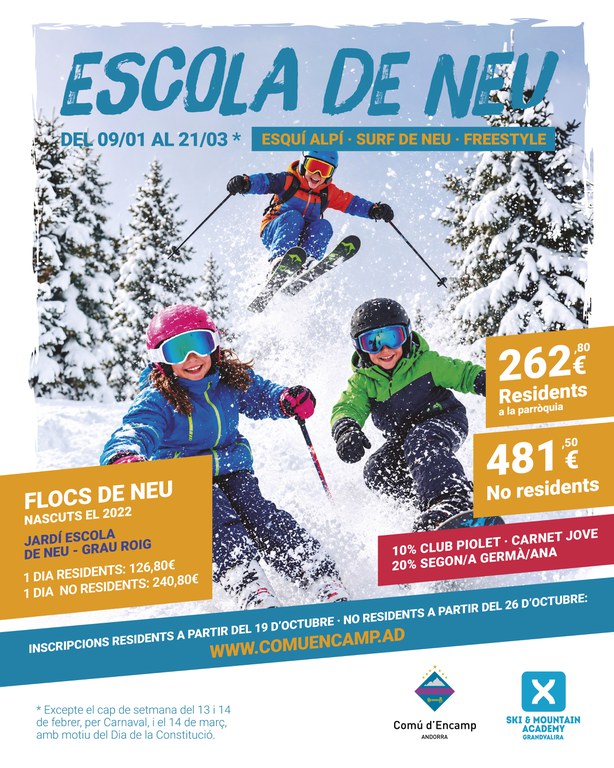 Cartell Escola de Neu 2027