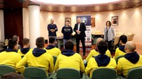 El Comú d’Encamp rep al CV Encamp abans de les fases d’ascens a Superlliga 2