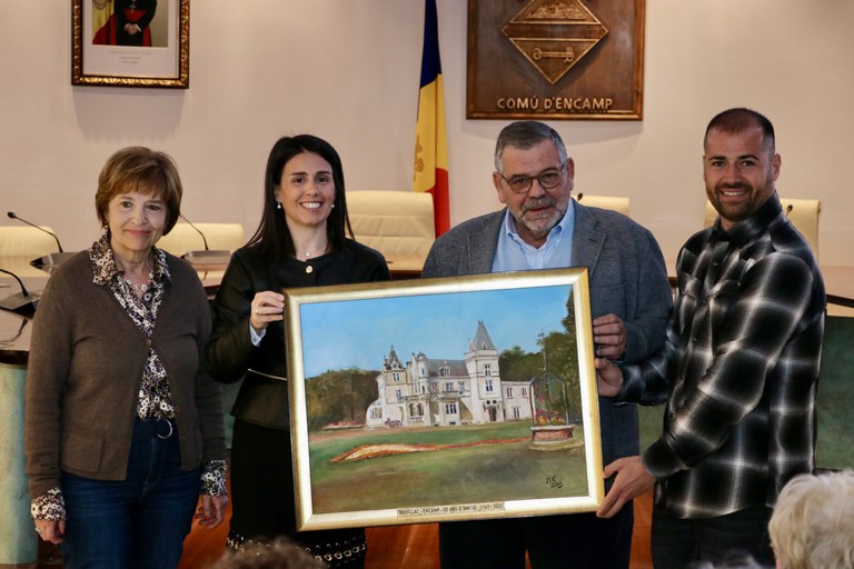 Benvinguda de la delegació d'agermanament de Rouillac.
