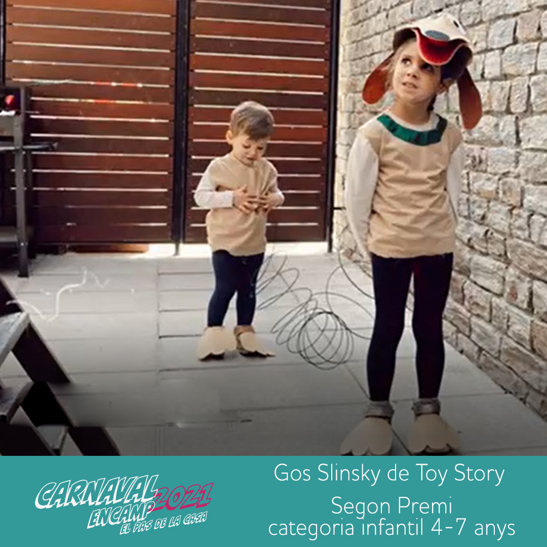 Gos Slinsky · Segon premi categoria infantil 4-6 anys