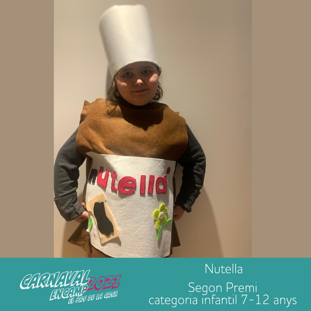 Nutella · Segon Premi categoria infantil 7-12 anys