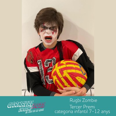 Rugbi Zombie · Tercer Premi Categoria 7-12 anys.