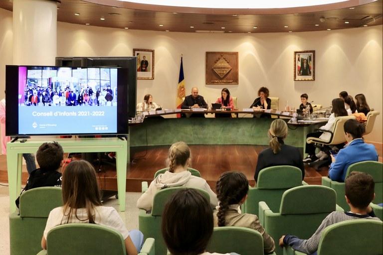 Sessió del Consell d'Infants