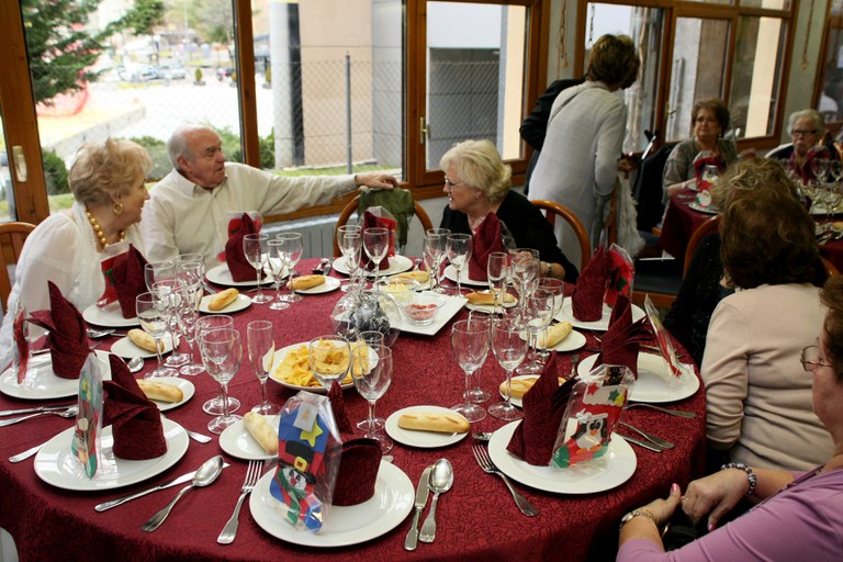 Dinar de Nadal de la gent gran