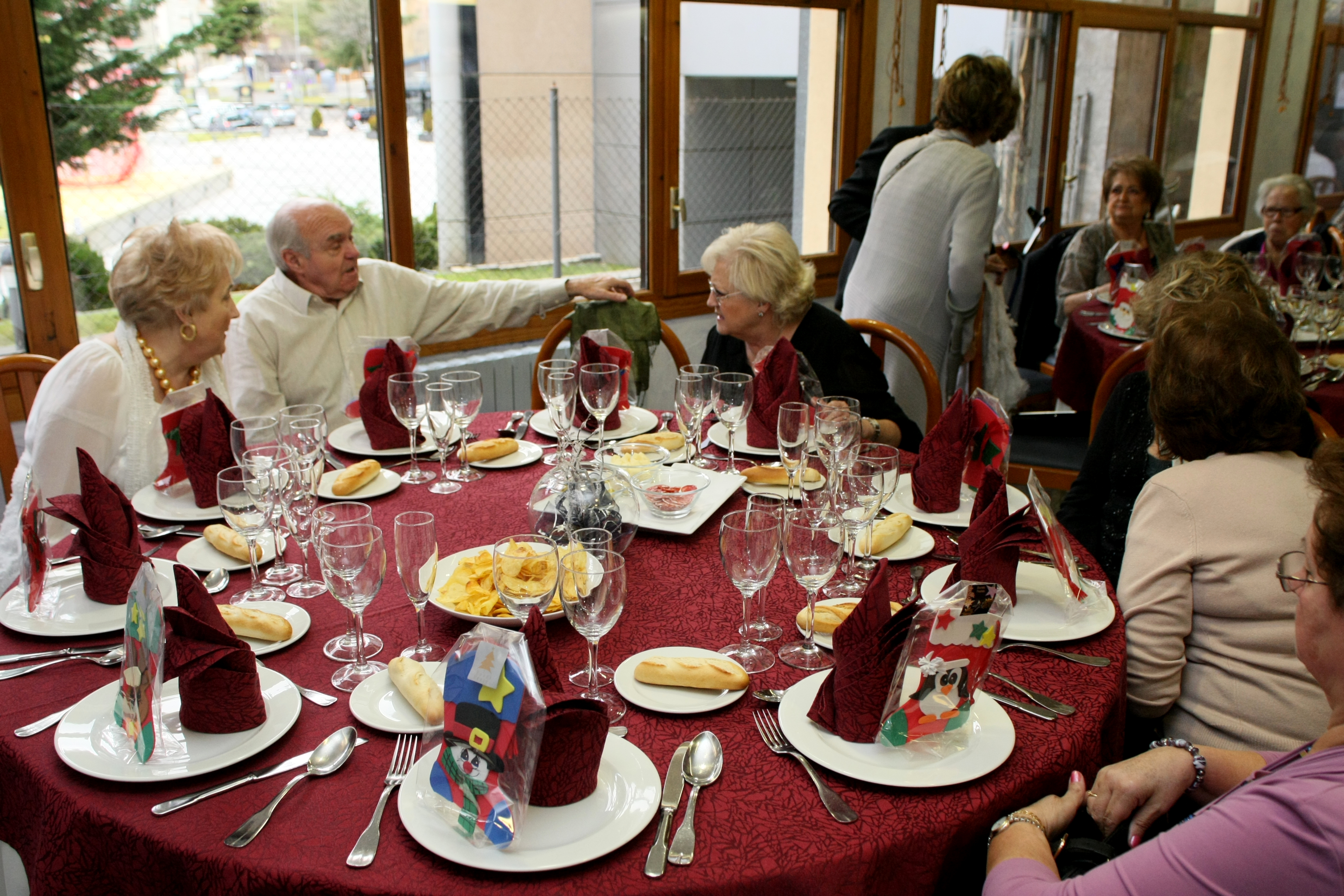 Dinar de Nadal de la gent gran
