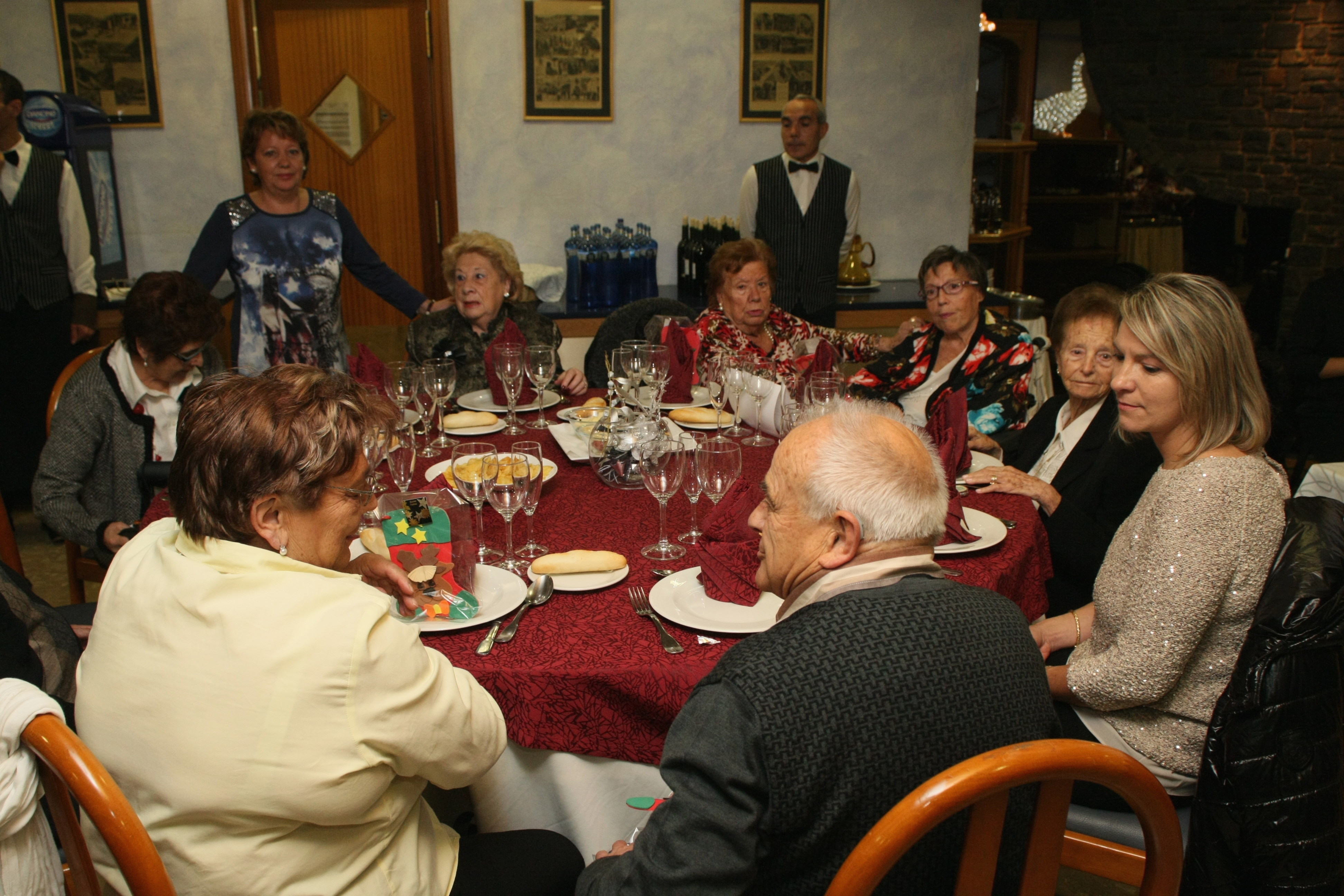 Dinar de Nadal de la gent gran
