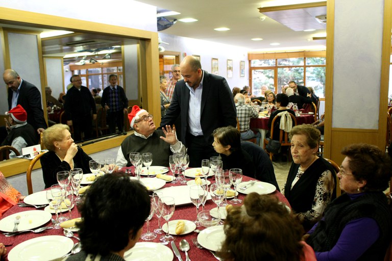 Dinar de Nadal de la gent gran