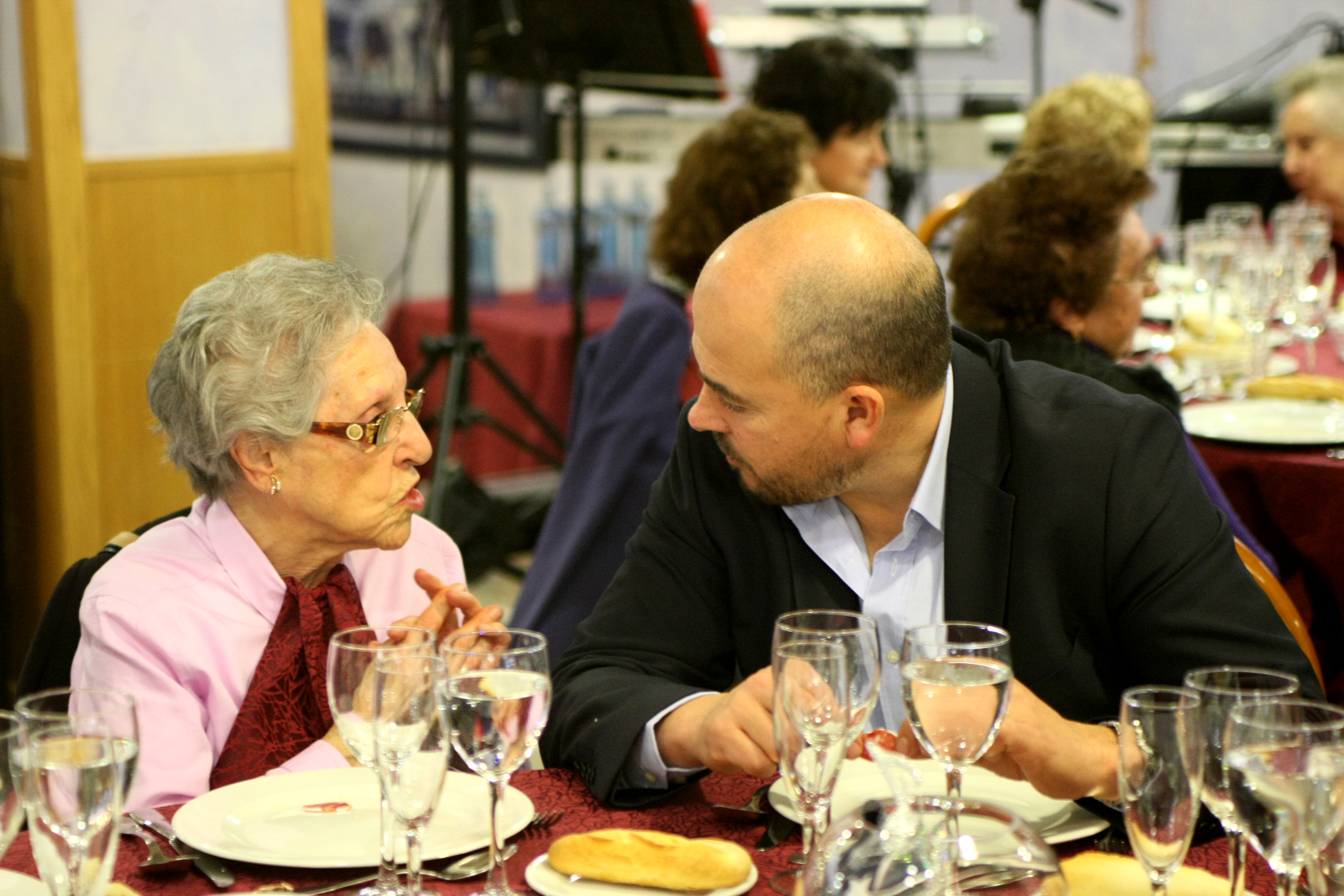 Dinar de Nadal de la gent gran