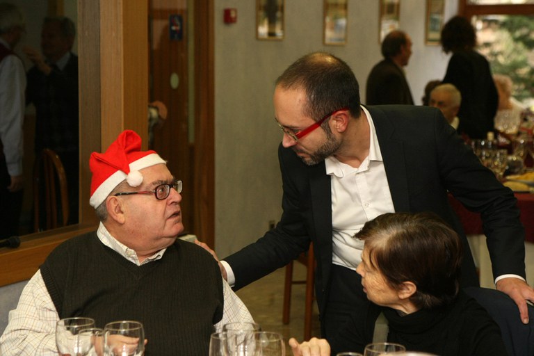 Dinar de Nadal de la gent gran