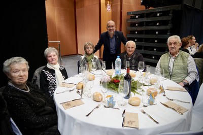 Dinar de Nadal de la gent gran a Encamp.