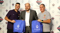 El FC Barcelona Lassa de futbol sala s'entrena a Encamp