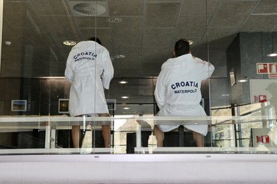Rodatge de '42 segundos' al Centre Esportiu del Pas de la Casa.