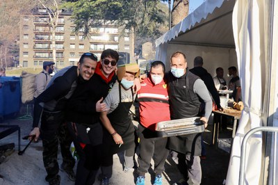 Botifarrada popular posterior al Judici dels Contrabandistes, Carnaval d'Encamp.