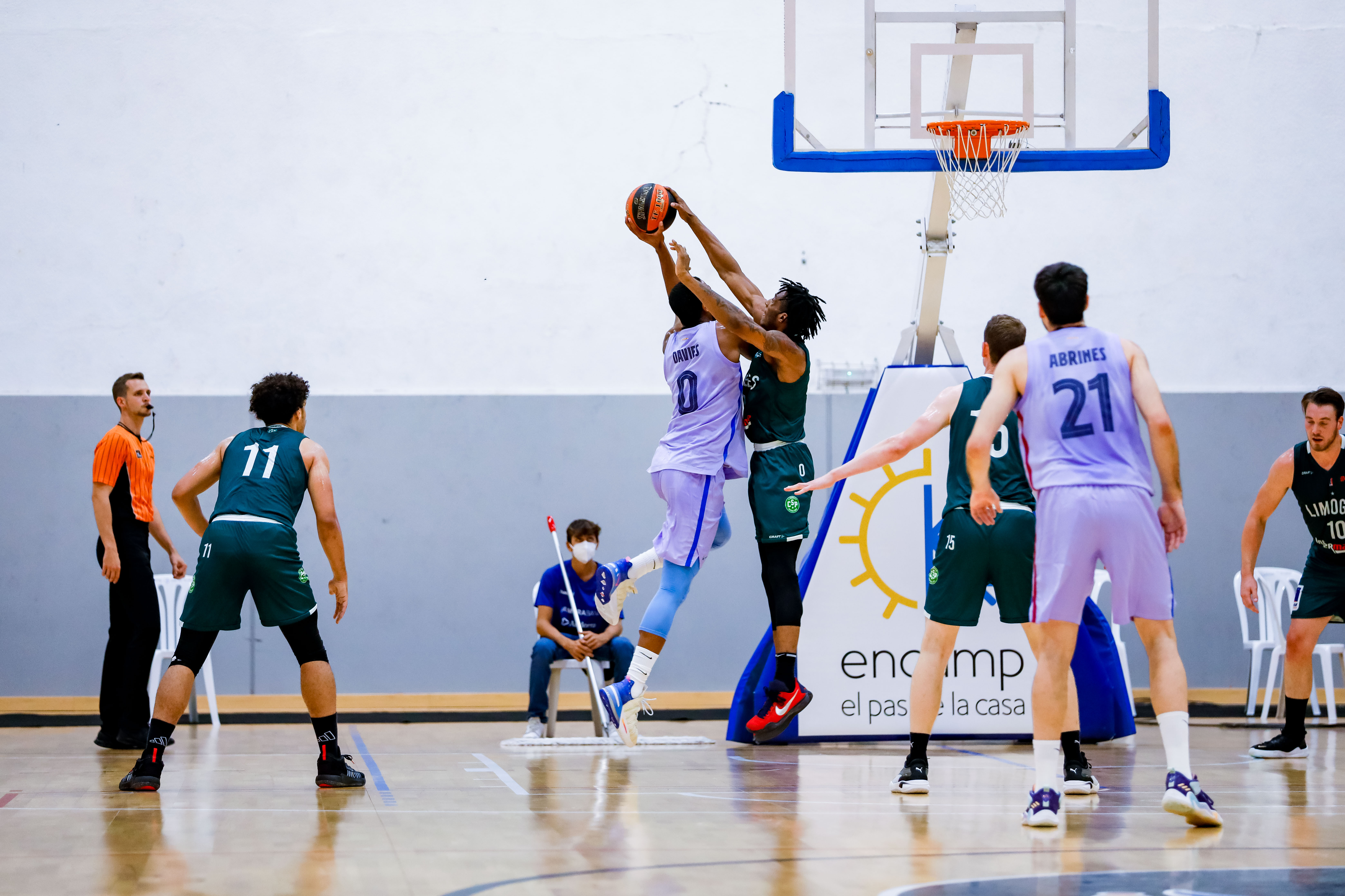 Barca vs Limoges al Complex Esportiu d'Encamp, 30 d'agost 2021