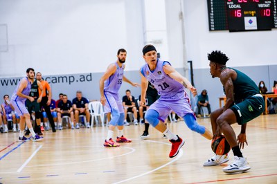 Barca vs Limoges al Complex Esportiu d'Encamp, 30 d'agost 2021.