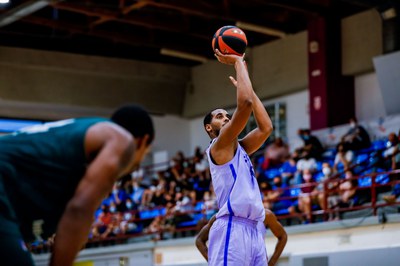 Barca vs Limoges al Complex Esportiu d'Encamp, 30 d'agost 2021.
