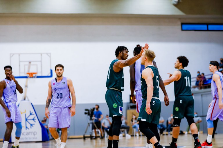 Barca vs Limoges al Complex Esportiu d'Encamp, 30 d'agost 2021