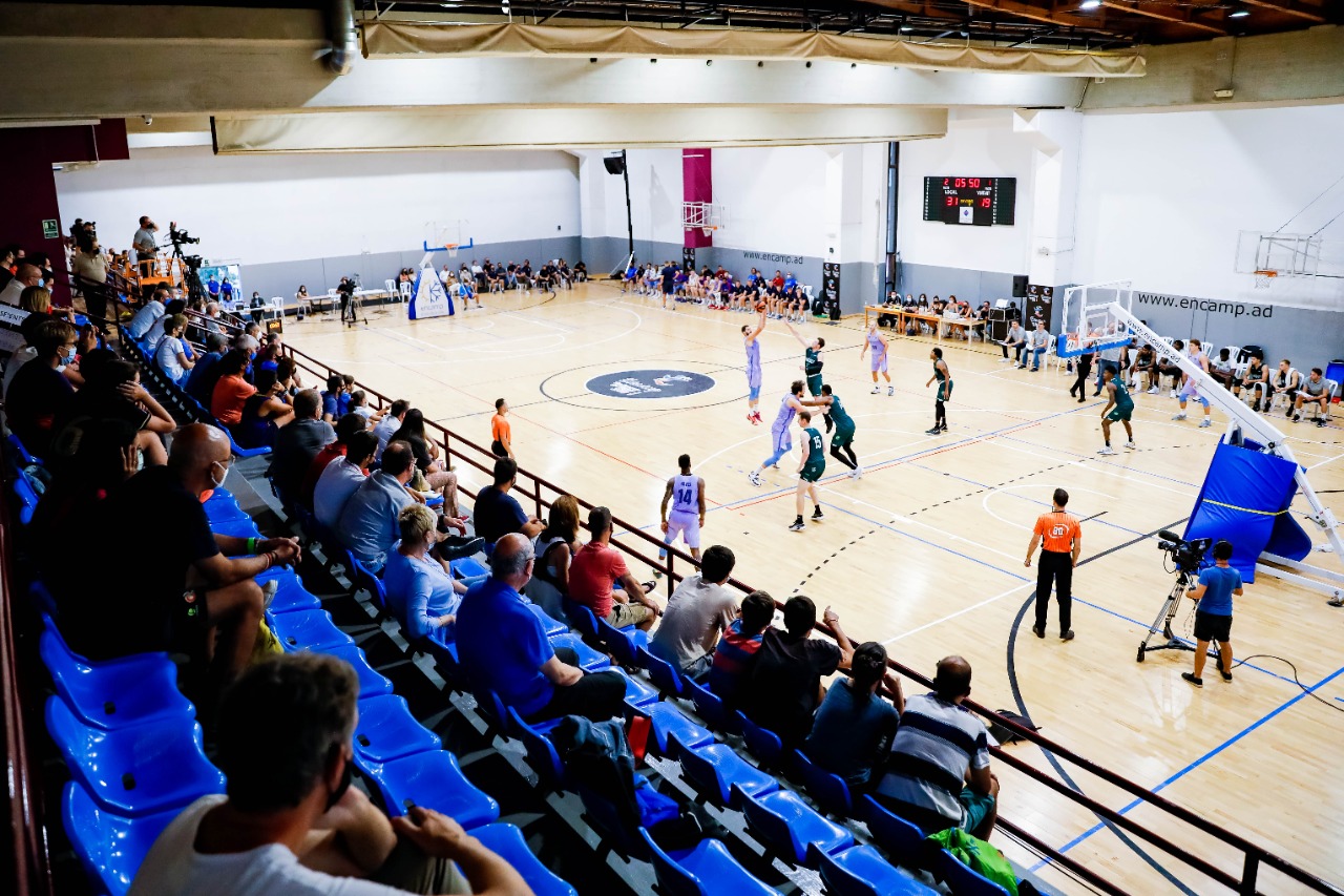 Barça vs Limoges al Complex Esportiu d'Encamp, 30 d'agost 2021