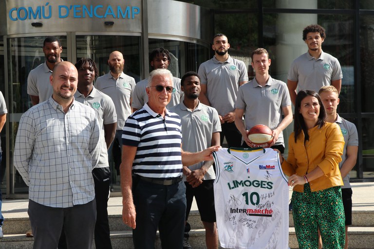 Barça vs Limoges al Complex Esportiu d'Encamp, 30 d'agost 2021