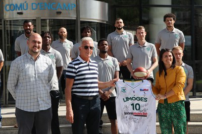 Barça vs Limoges al Complex Esportiu d'Encamp, 30 d'agost 2021.