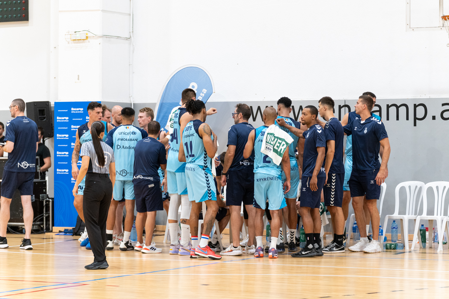 V Trofeu Encamp de bàsquet partit entre el BC MoraBanc Andorra i el Limoges CSP / Foto de: DaniSpeedy per Comú Encamp-MoraBanc Andorra