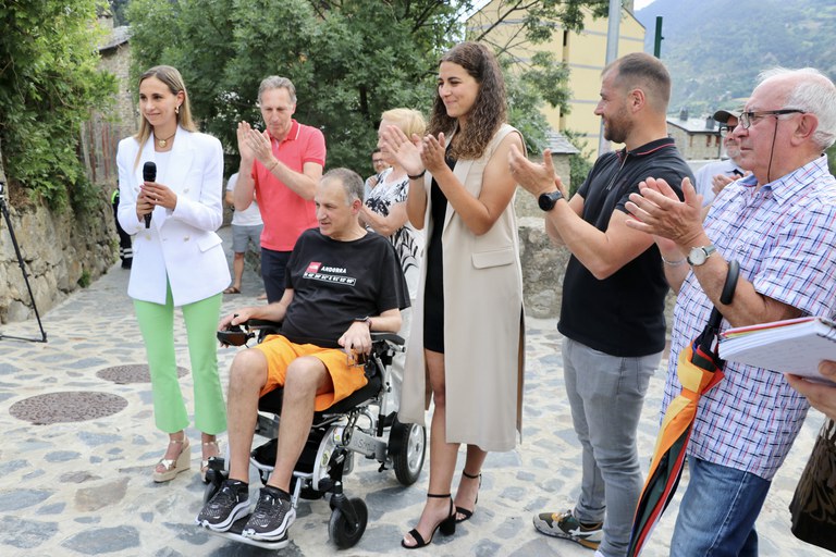 Inauguració dels treballs de restauració del Molí del Guillem 